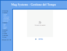Tablet Screenshot of mag-systems.it